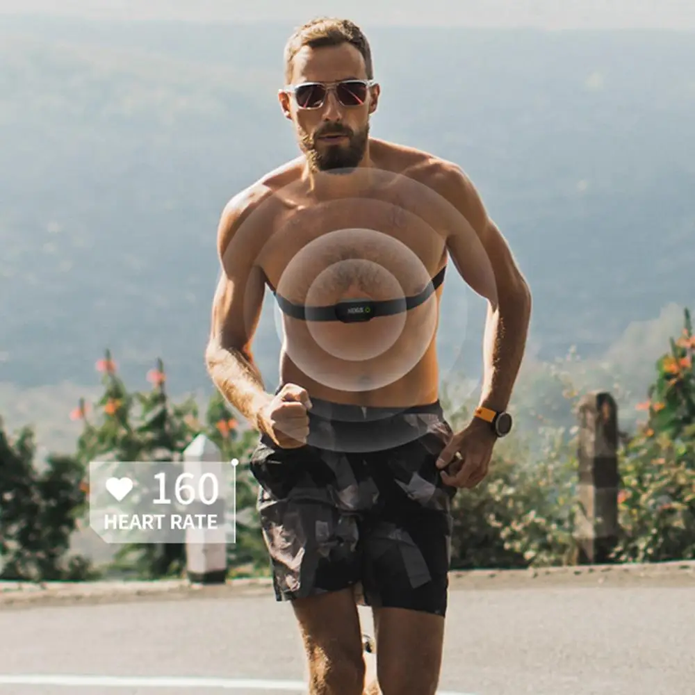 

Chest Heart Rate Sensor Monitor Strap Bluetooth-compatible 4.0 ANT+ Wireless Health Fitness Smart Bicycle Sensor