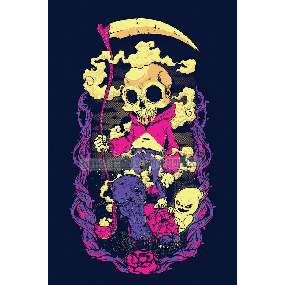 5D алмазная живопись Scythe череп grim Reaper полная Алмазная вышивка крестиком мозаика