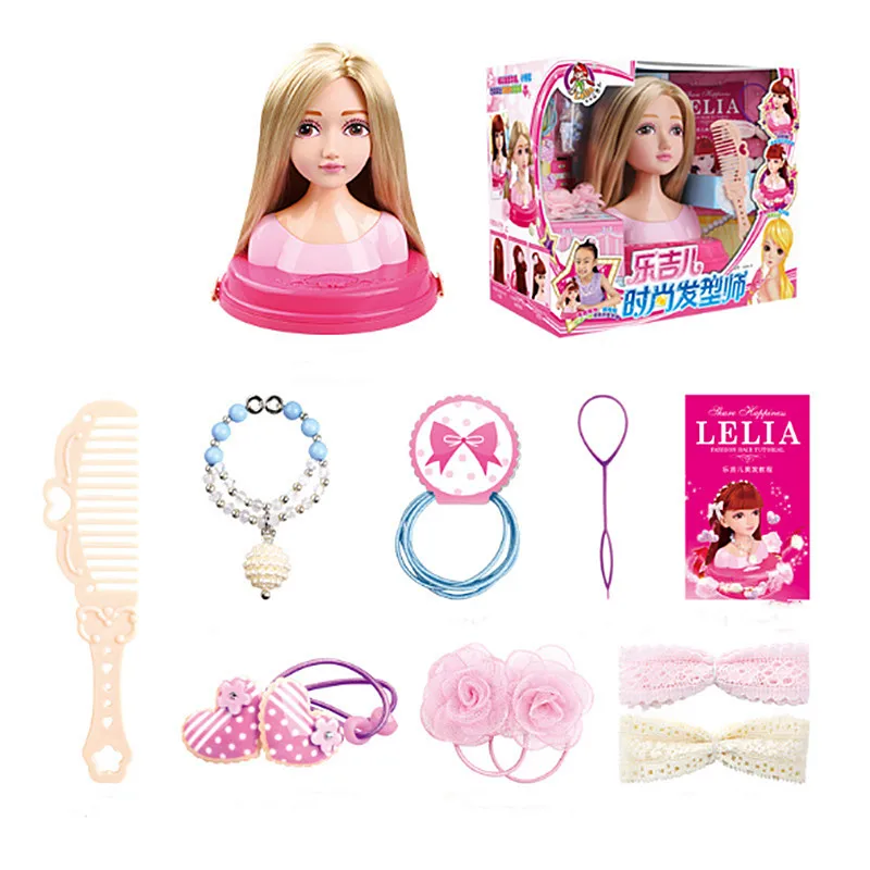 10 шт. модный стиль кукла модель волос Макияж головной убор Резиновая лента