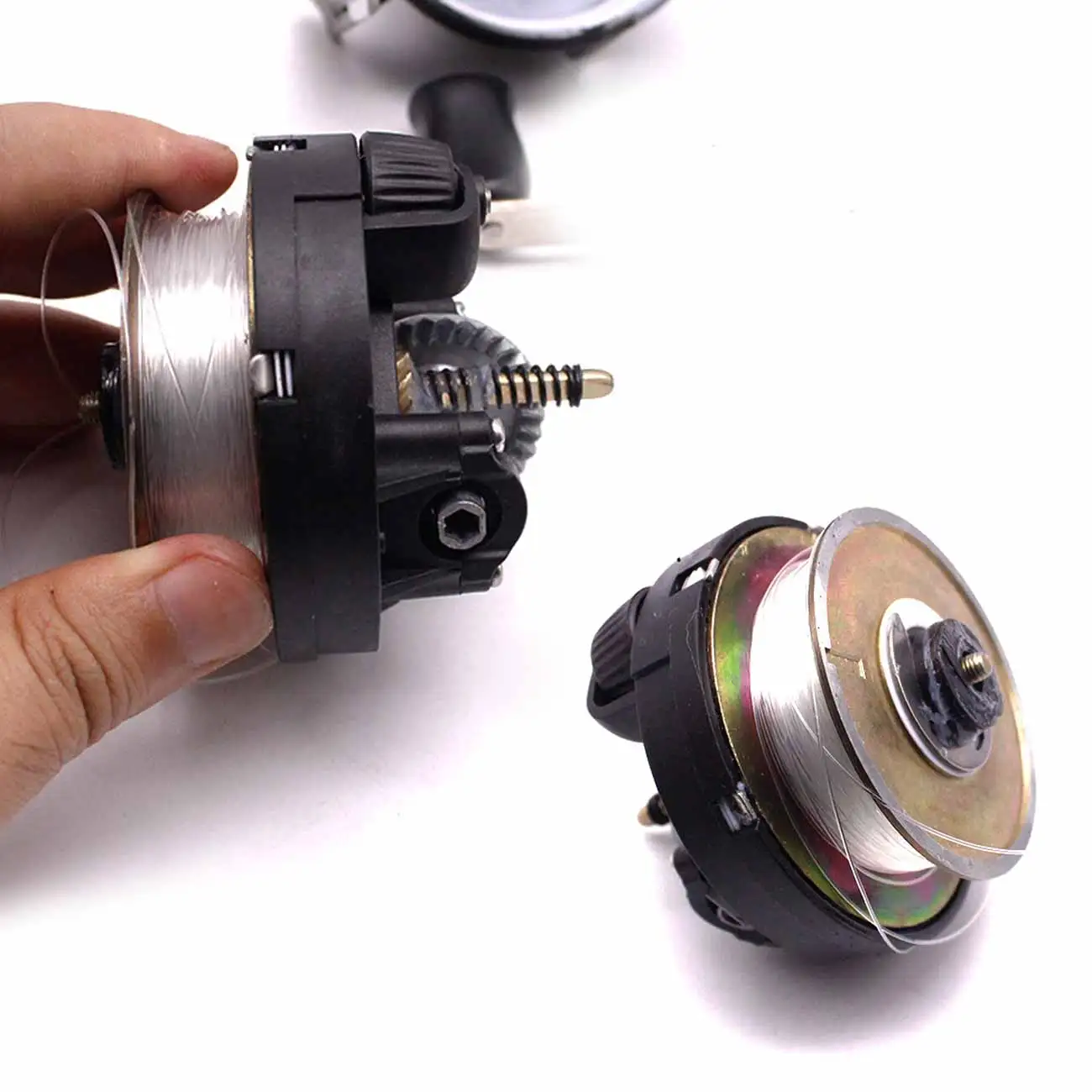 

For PS40 Fishing Reel Metal Catapult Shooting Fish Closed Line Wheel Left/Right Interchangeable Outdoor River Fishing Tackles
