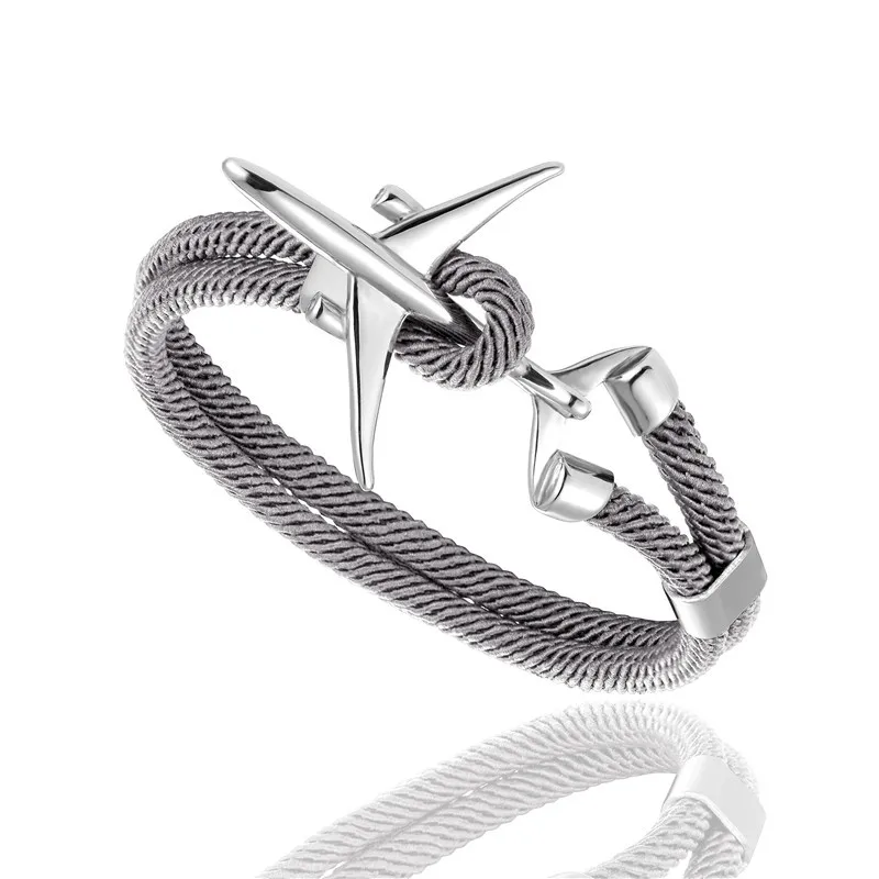 Браслет мужской винтажный многослойный из нержавеющей стали