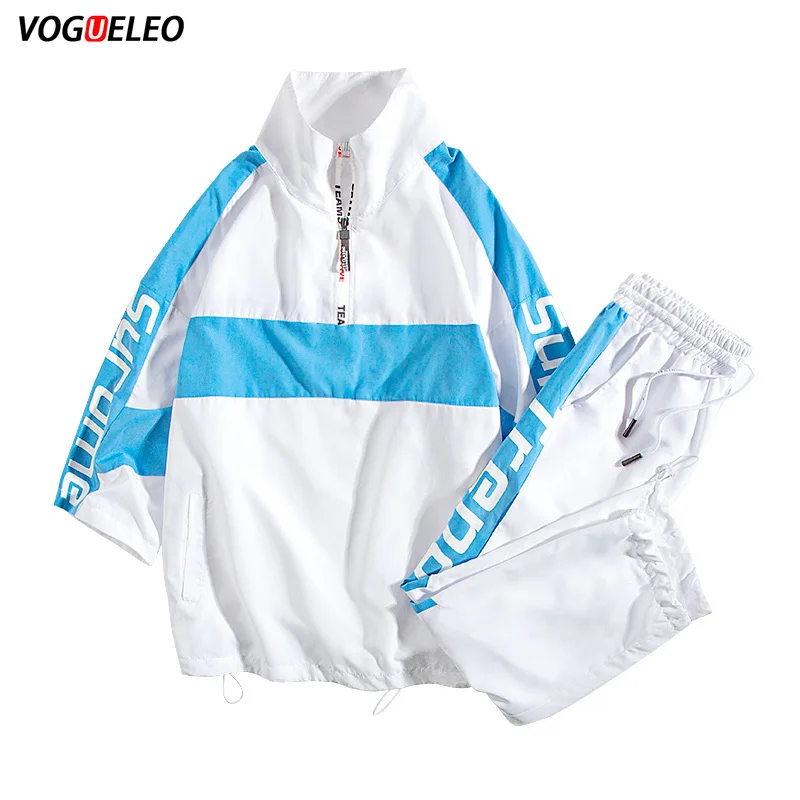 VOGUELEO 2019 новый стиль модный спортивный костюм полиэстер CasualThree Quarter Толстовка на