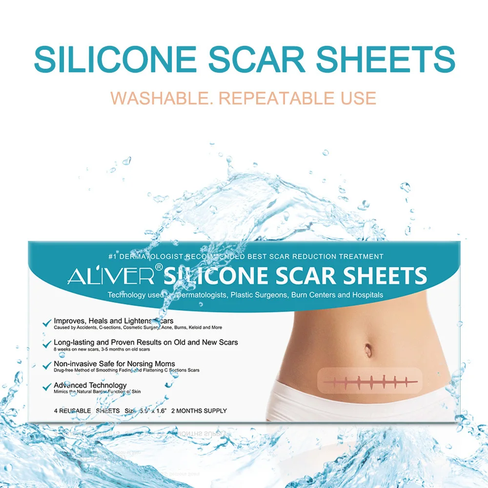 

ALIVER scar patch self-adhesive scar repair patch stretch marks scald caesarean section scar patch