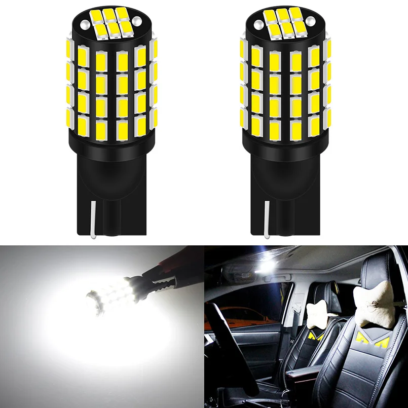 

Светодиодная лампа Canbus T10 W5W, 2 шт., супер яркие чипы 54SMD 3014, 194, 168