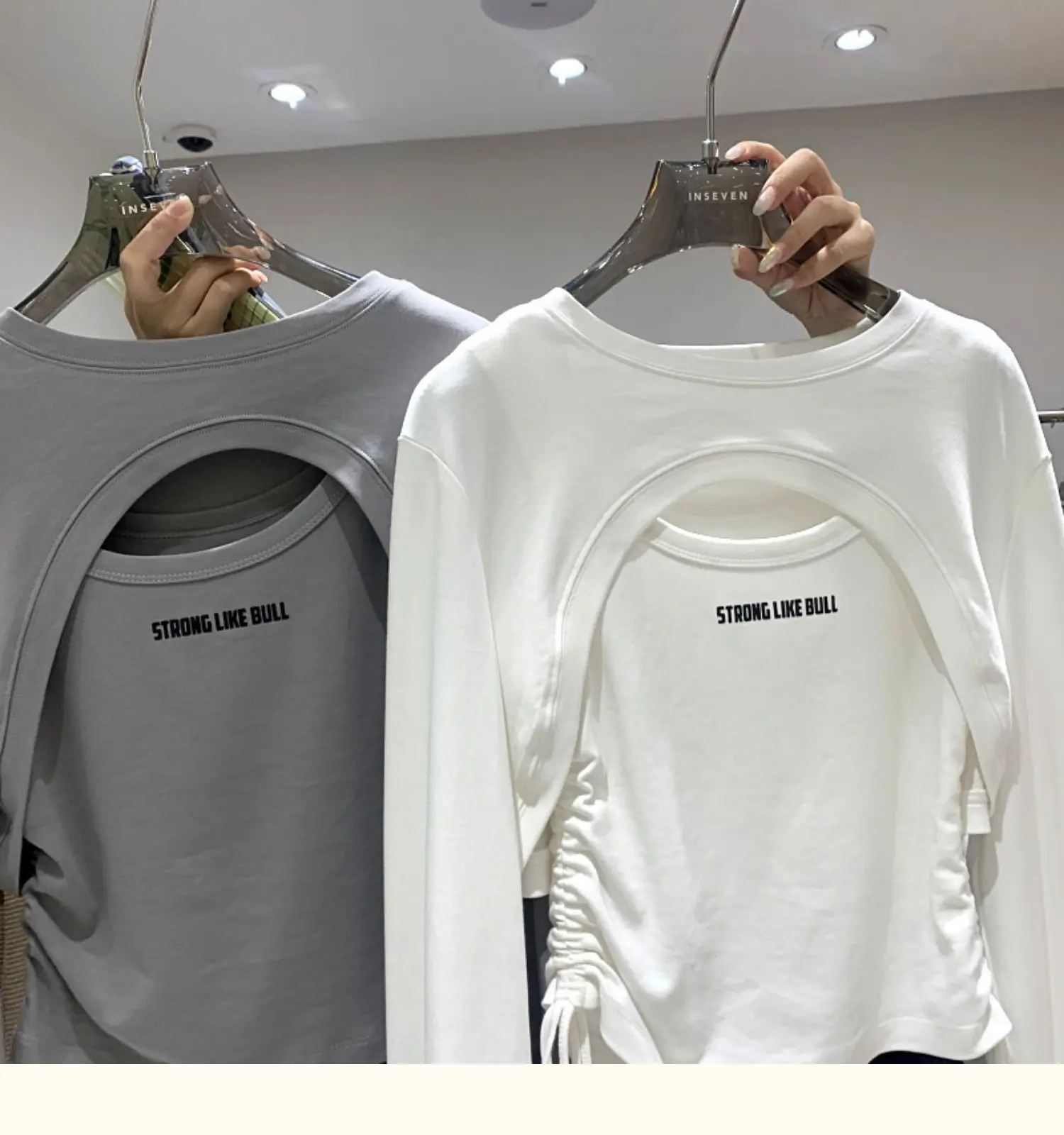 

Retro Short Long Sleeve Pullover Fashionable Letter Print Drawstring Slim Vest 2021 Autumn Casual Women's Clothing 2-Piece Set