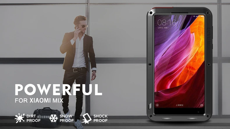 Водонепроницаемый чехол LOVE MEI Life для Xiaomi Mix 6 4 дюйма сверхмощная защита