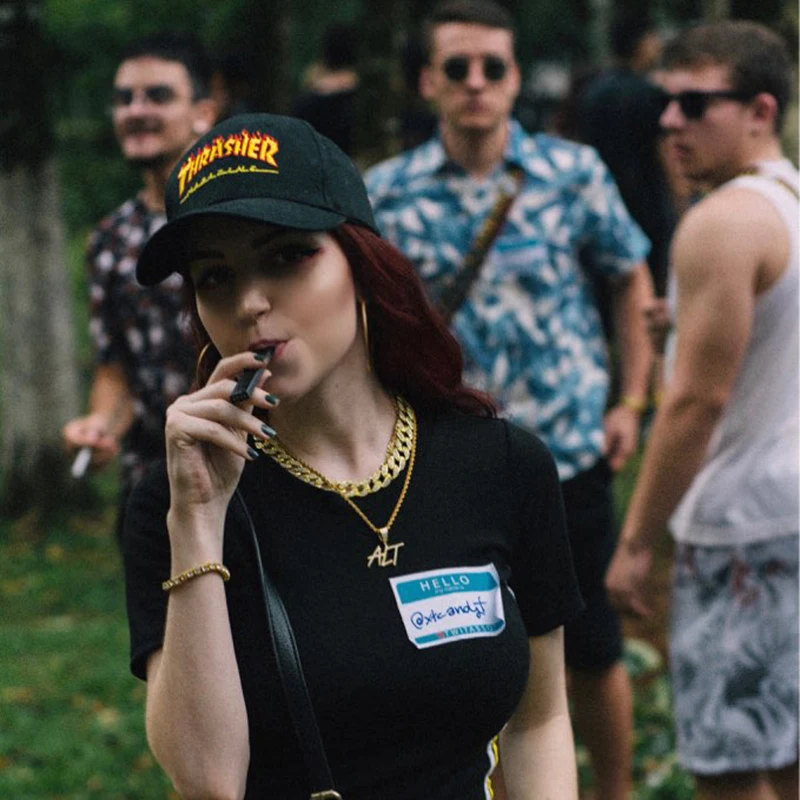 Цепочка мужская с кубинской цепью Майами Готическая бижутерия в стиле хип-хоп