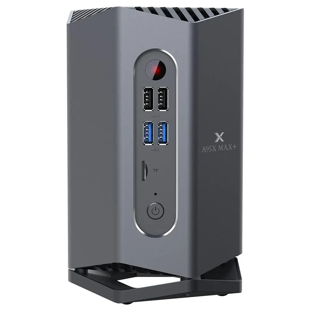 black A95X Max Plus Смарт ТВ приставка 4G 64GB Android 9,0 ТВ приставка Amlogic S922X 2,4G& 5G двойной WiFi BT4.2 1000M медиаплеер Топ Смарт ТВ приставка - Цвет: black