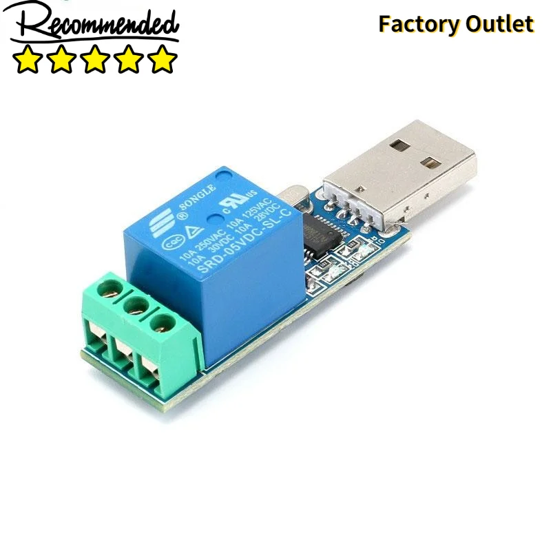 

USB Relay Module LCUS-1 USB Serial Port control Relay Module Overcurrent Protection Smart Command Control Switch for Smart Home