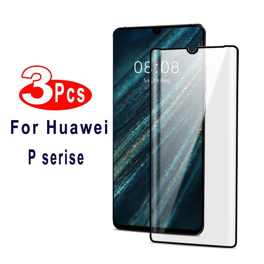 3 шт. закаленное стекло для Huawei P30 P20 P10 Lite Plus Защита экрана Pro P9 2016/2017 закаленная