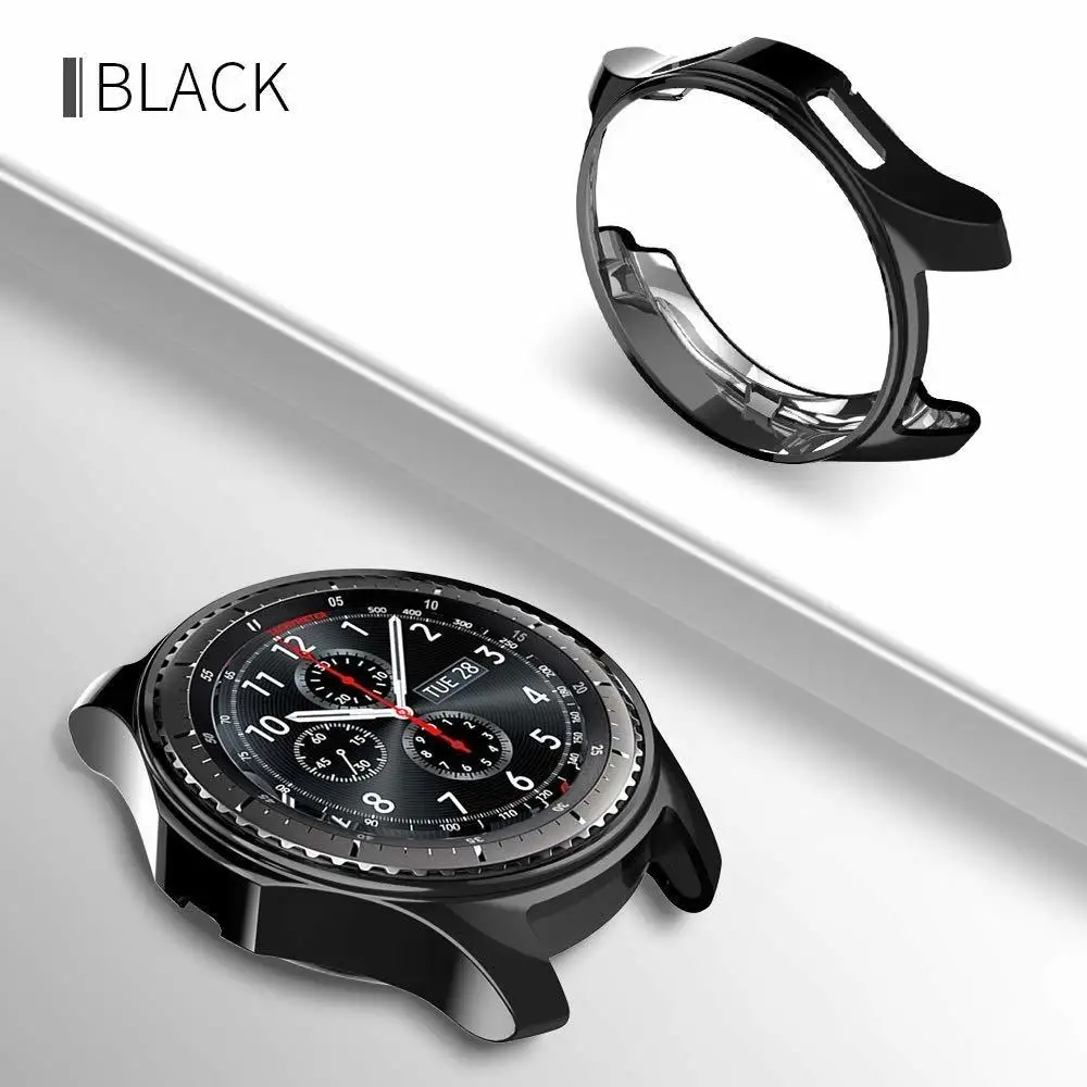 Мягкий ТПУ защитный чехол для samsung Galaxy Watch 42 мм 46 мм Смарт-часы защитный чехол для samsung gear S3 Frontier