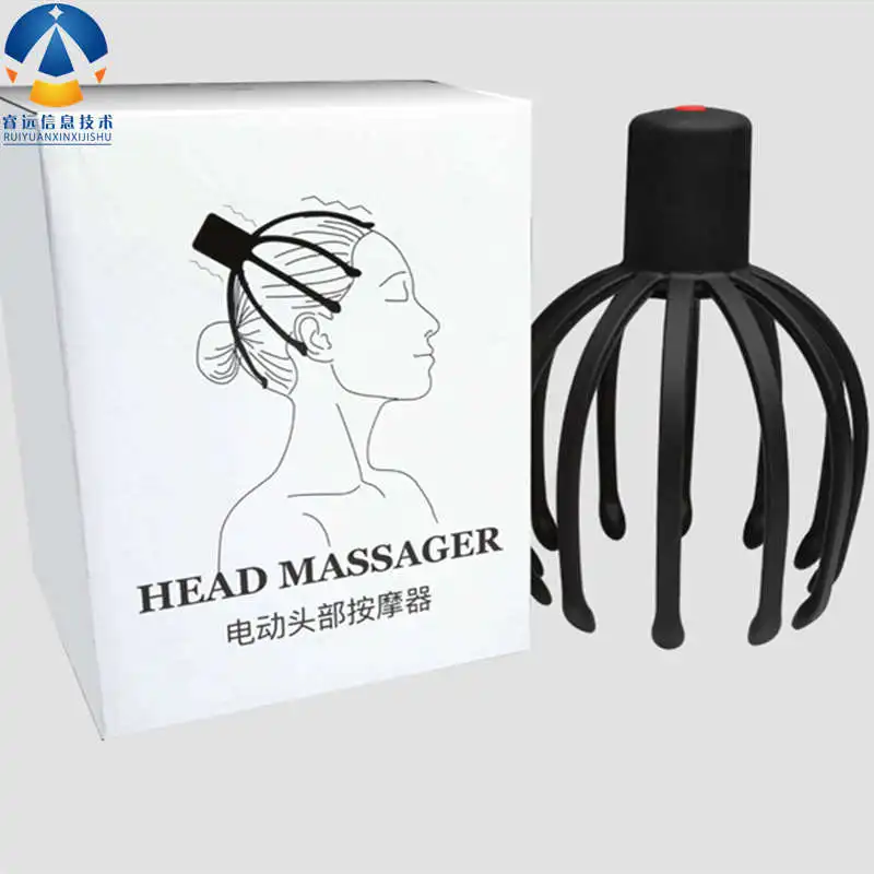 Электрический массажер для головы Осьминог расслабляющий тела снятие стресса