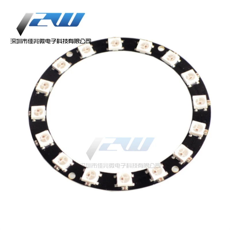 1 bit 8 12 16 24 WS2812 5050 RGB LED Smart Color светильник Light Ring макетная плата большое