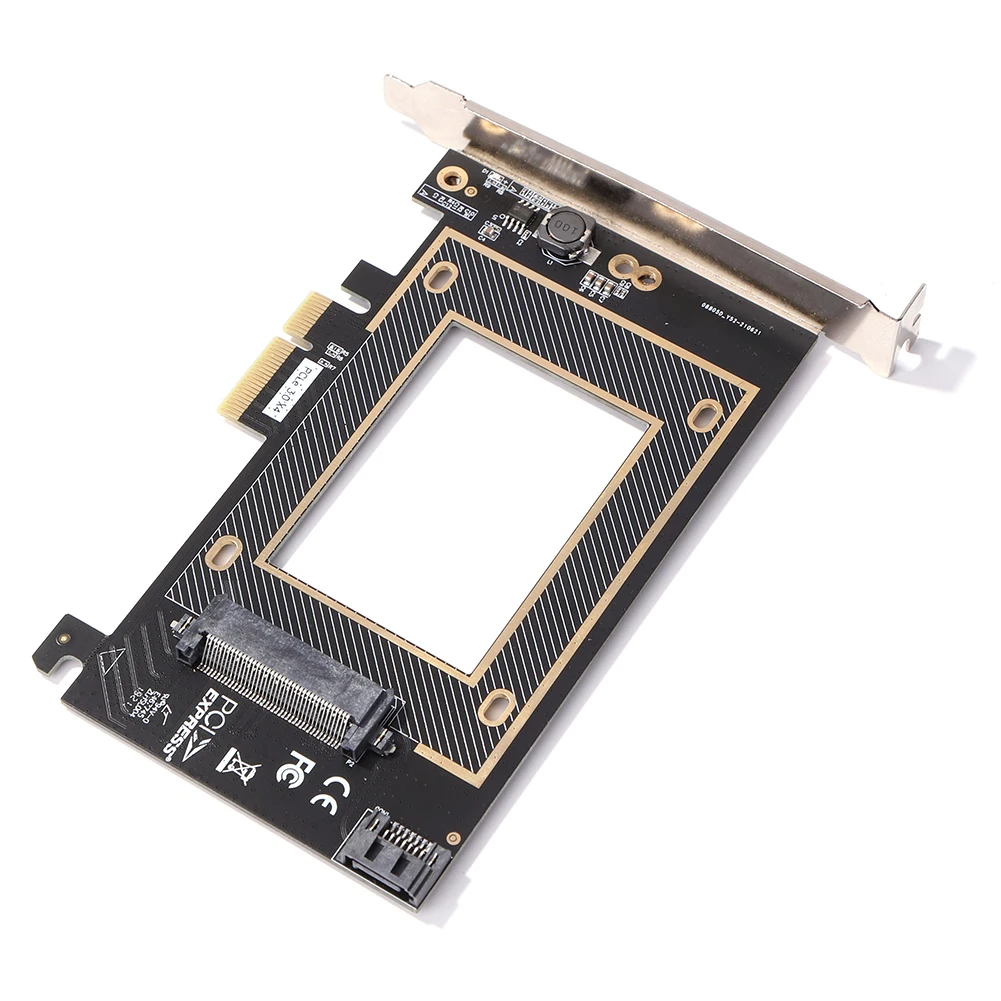 

2.5-inch NVMe SSD Adapter Card Replacement PCI-E X16 to U.2 SFF8639 Riser Expansion Card for Windows 10/8/8.1