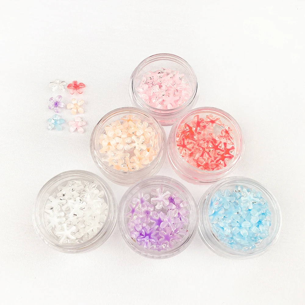 Разноцветные Бусины YIXUAN с цветами для девочек открыток дневников альбомов Декор