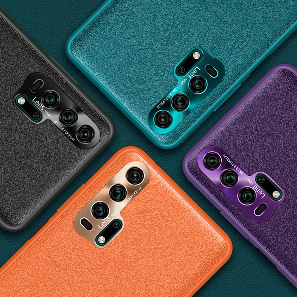 Чехол-накладка для Huawei Honor 20 Pro 30 50 50SE из искусственной кожи