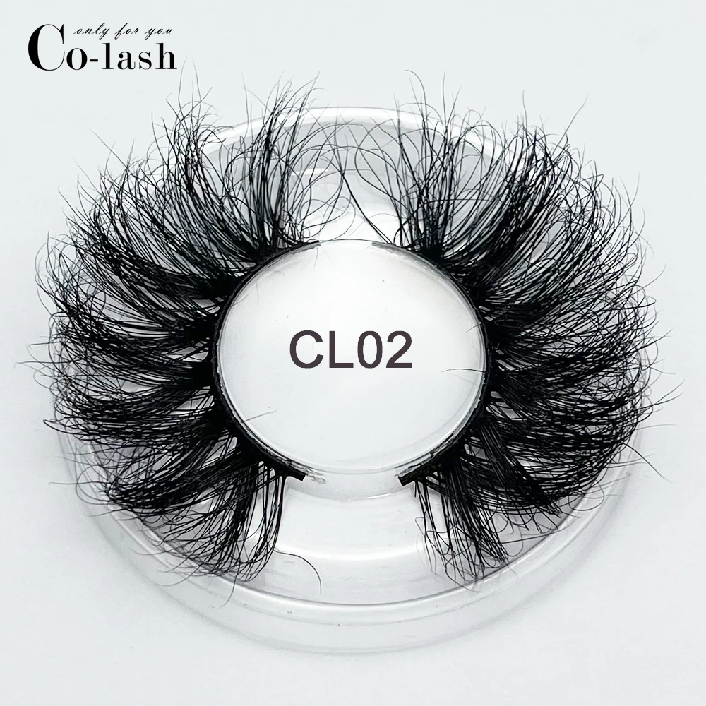 

Colash 100% 25mm Mink Eyelashes False Eyelashes Crisscross Natural Fake lashes Makeup 3D Mink Lashes Extension Eyelash
