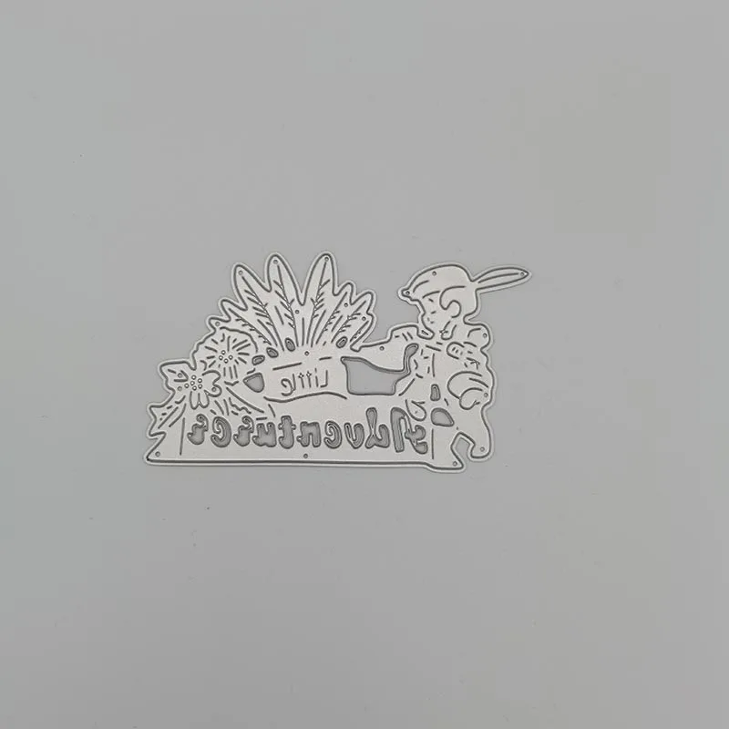 

Little boy is finishing flower Metal Cutting Dies Stencils for DIY Scrapbooking photo album Decorative Embossing DIY Paper Cards