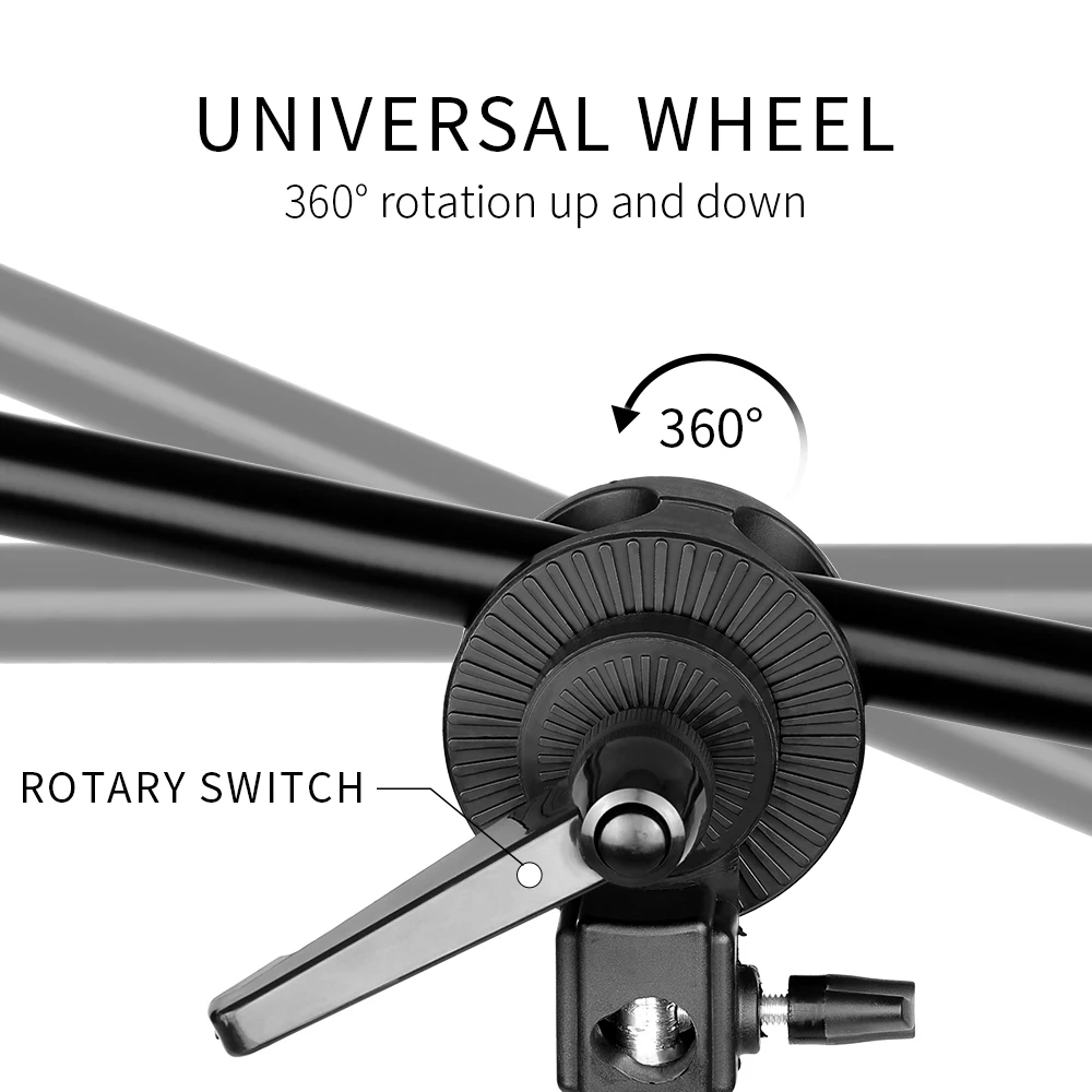 Octagonal Softbox Lighting Kit 5070cm Soft Box with Socket Continuous Photography Lighting Tripod Kit for YouTube Video
