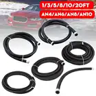 3581020FT AN4 AN6 AN8 AN10 топливный шланг Нефть и Газ охладитель шланг Труба нейлон Нержавеющаясталь плетеная внутри CPE резиновые