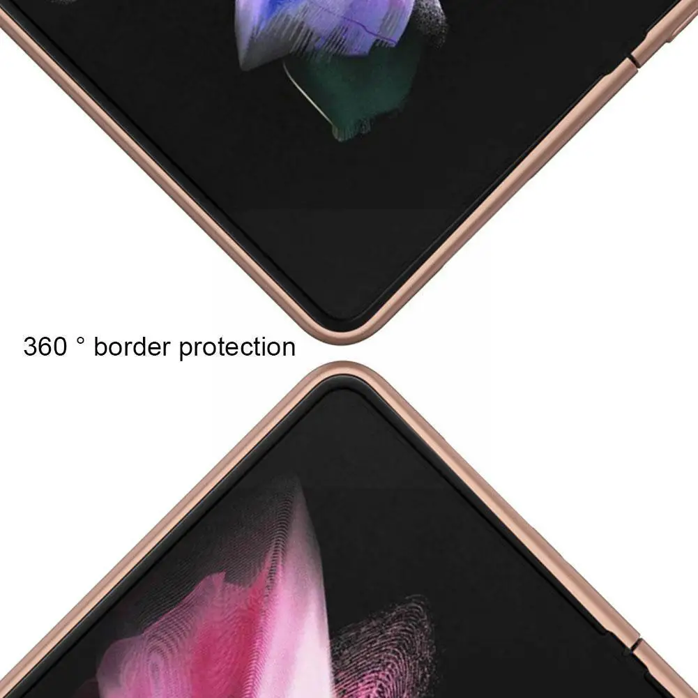 for z fold3 ultra thin mobile phone case new plain protective creative folding color xiaomi redmi note 10 5g housing free global shipping