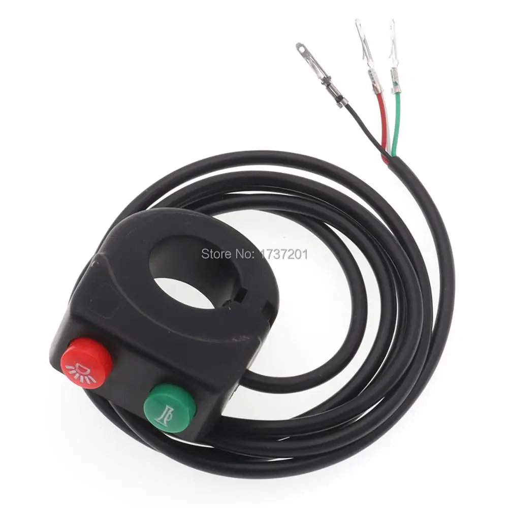 22 мм 12 В светильник для головы мотоцикла с роговой головкой переключатель