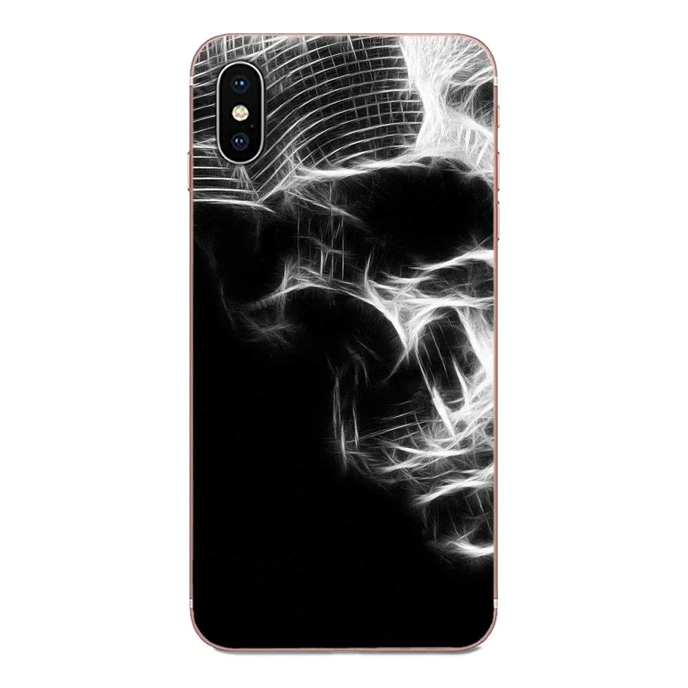 Dead De Sound Skull Soft Cellphone Transparent For Galaxy Grand A3 A5 A7 A8 A9 A9S On5 On7 Plus Pro Star 2015 2016 2017 2018 | Мобильные