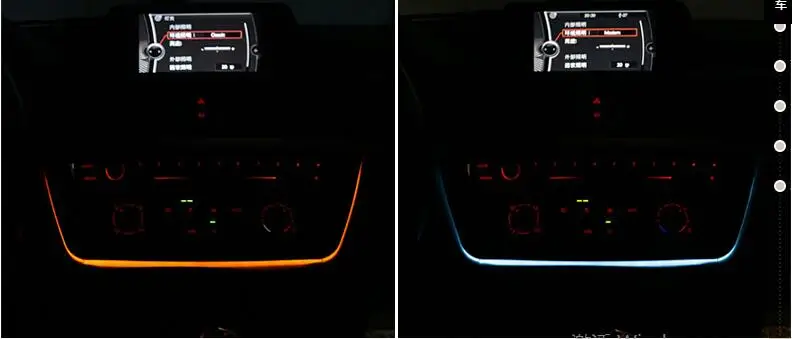 F31 F30 3 и 4 серии M3 M4 LCI радио отделка LED приборная панель центральная консоль AC