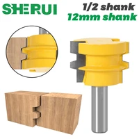 1pc 12mm 12 7mm shank 12 inch glue joint router bit tenon milling cutter for wood reversible woodworking chisel