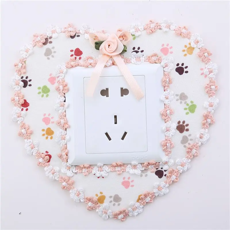 Красивый цветочный светильник переключатель розетка наклейки на стену