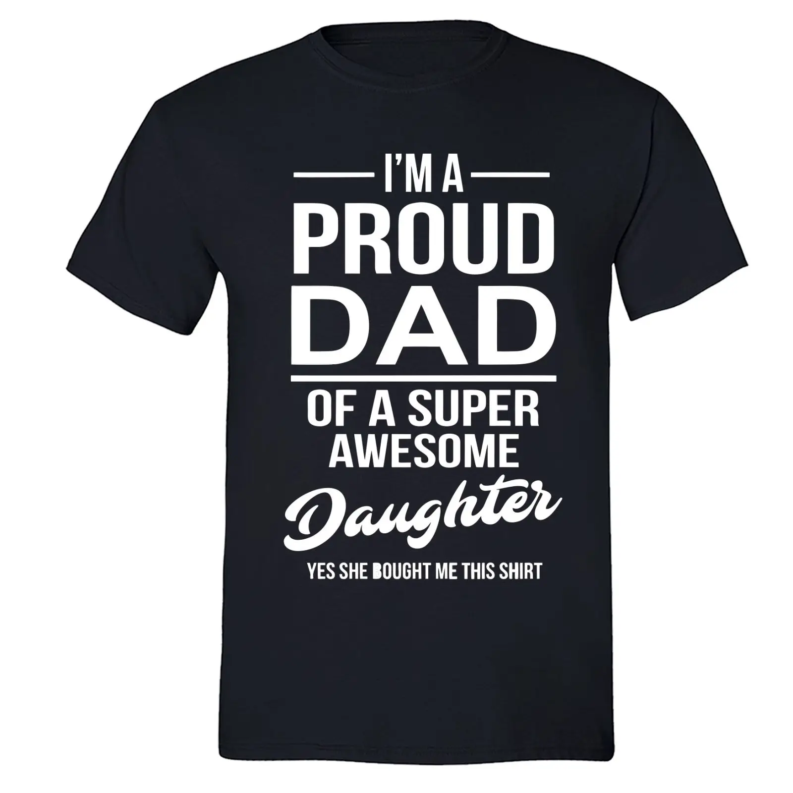 Подарок на день отца футболка с надписью Proud Dad Super Awesome Daddy King Новое поступление 2018