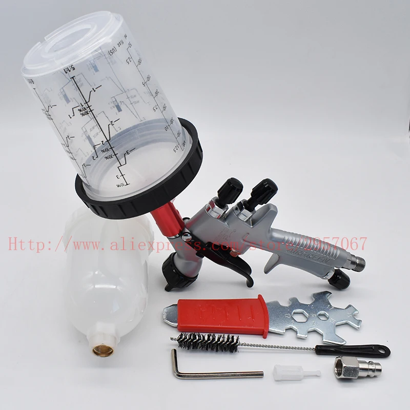 

mini spray gun gravity spray gun manual spray gun 1.0mm 1.2mm 250cc 400cc paint mixing cup spray gun adapter spray gun parts