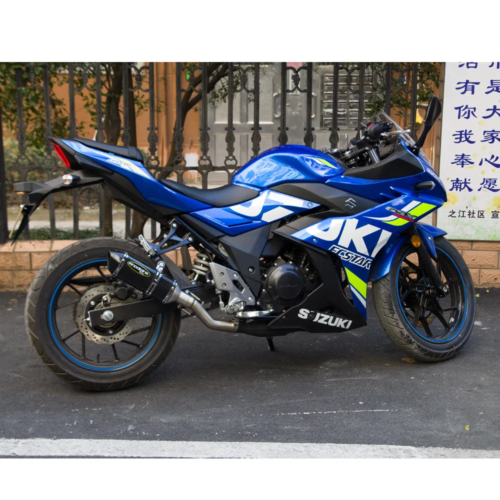 Выхлопная система мотоцикла слип на средней трубе для SUZUKI GSX R250 2018-2019 | Автомобили