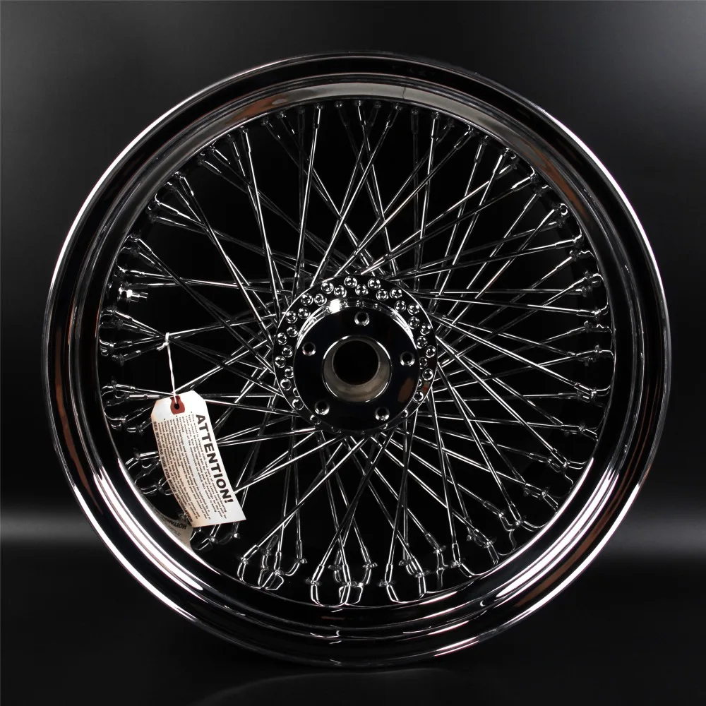 1" x8.5" хромированные Задние колесные диски для Harley Davidson FLSTC FAT BOY, запасные аксессуары для мотоциклов, модификация колесных дисков