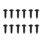 12 черных накладных болтов для электрогитары, баса