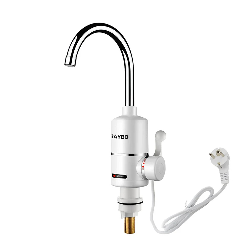 

KBAYBO 3000W Instant Electric Water Heater Tankless Faucet Water Heater Kitchen Electric Faucet Instant Hot 3 seconds heating