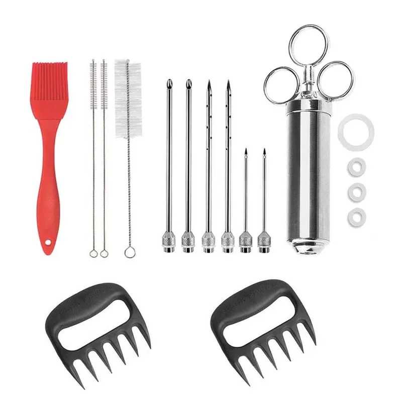 BrotherNemco обновление мяса Инжектор Шприц птицы маринад инжектор вкуса мясо