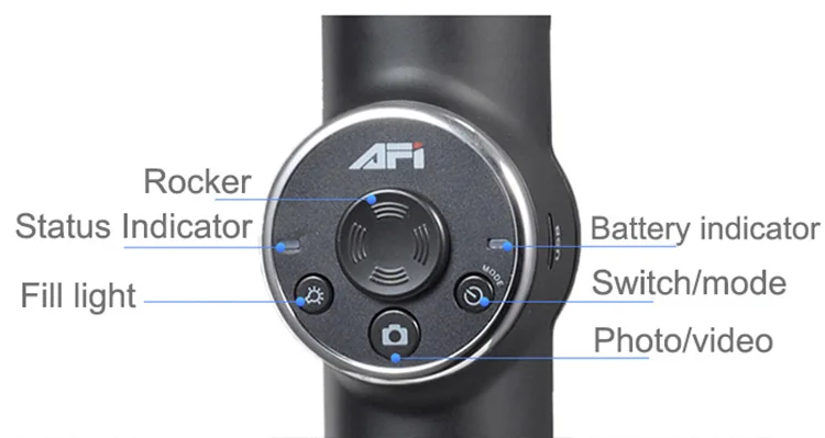 AFI V5 3-осевой ручной шарнирный стабилизатор для камеры Gopro смартфон для iPhone Xs Max Xr X, 8 Plus, 8, 7, 6 samsung S9 S8 Gopro экшн Камера