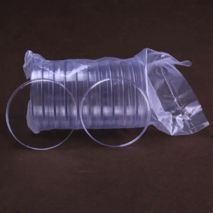 Бесплатная доставка 10 шт./партия 70 мм пластиковая чашка Петри с крышкой petri