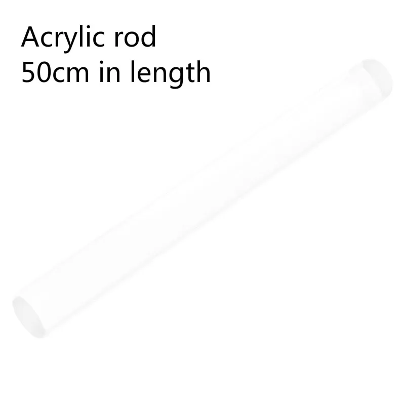 

1pcs diameter 3-14mm, length 50cm transparent acrylic glue stick glue stick glue roller clay plastic tools, durable polymer cla