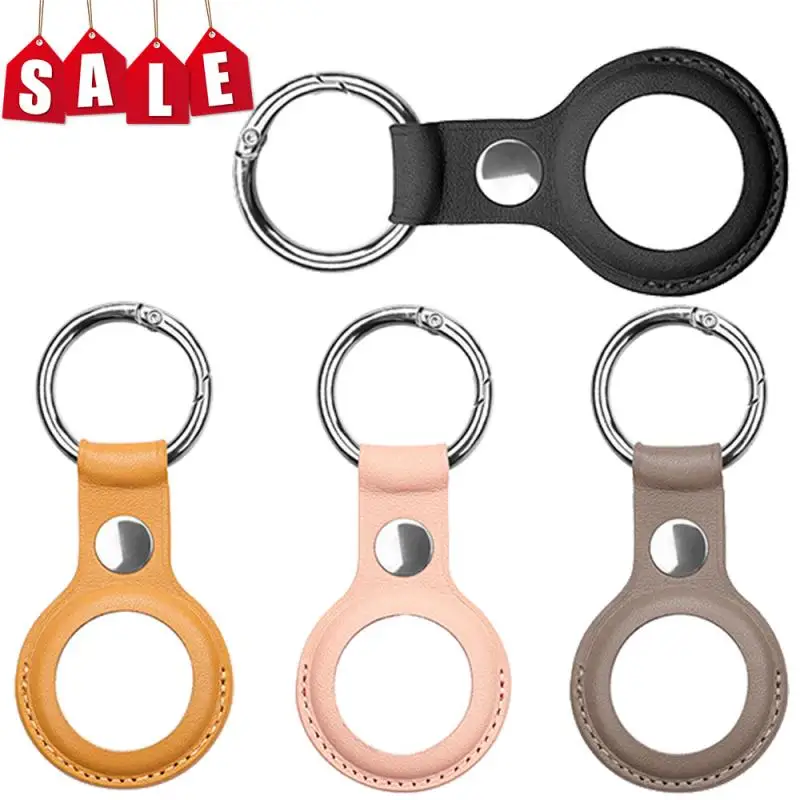 

Кожаный защитный чехол для Apple airтеги, для Apple Locator Tracker, устройство против потери, защитный чехол для брелока, Лидер продаж