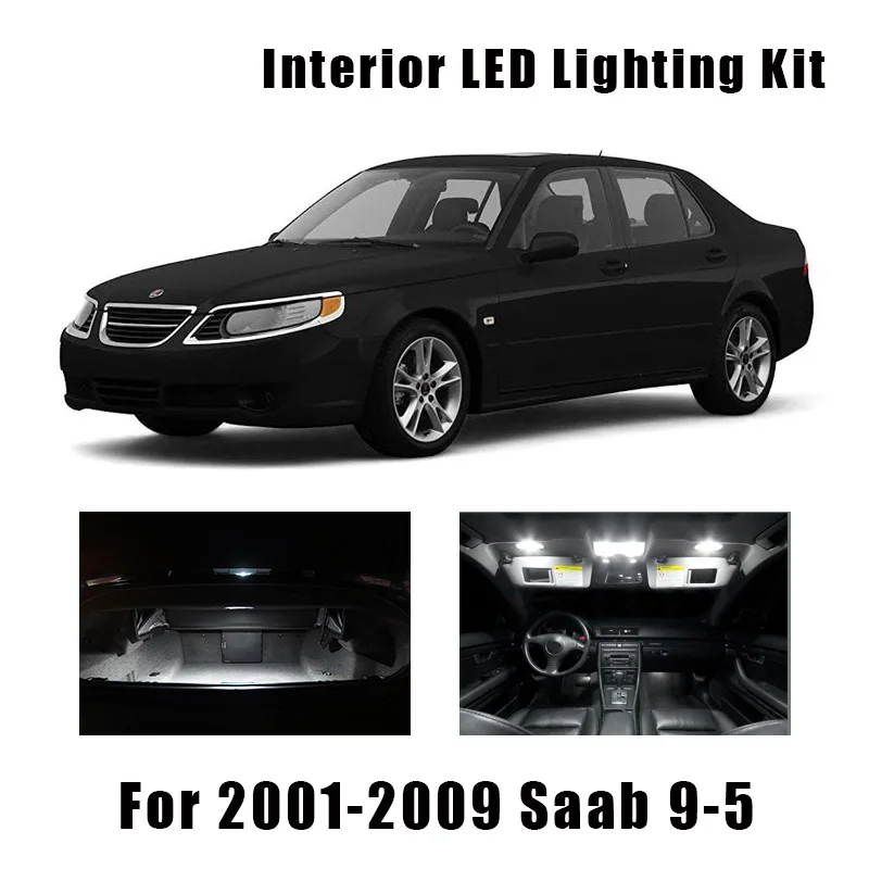 Белая светодиодная лампа Canbus для освещения салона автомобиля карта Купольные