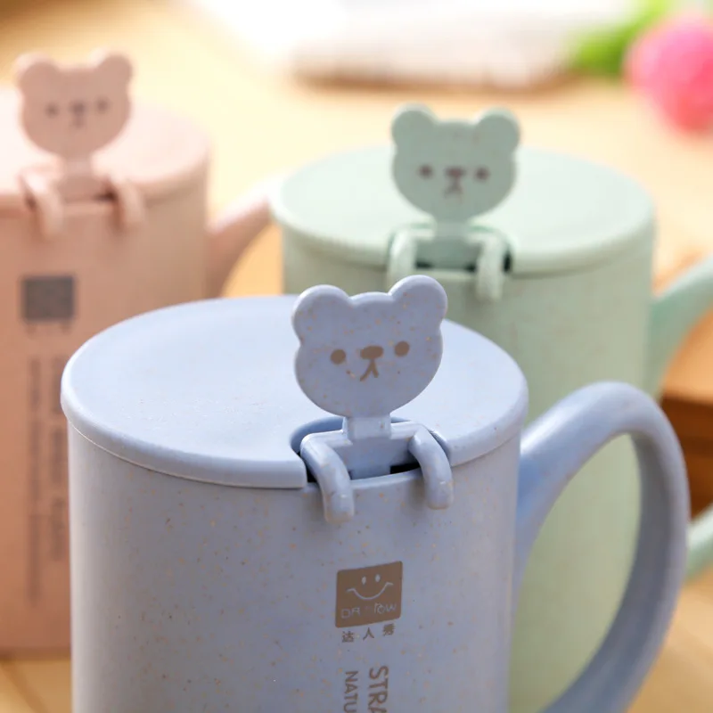 1 шт. кофейная кружка чайная чашка с ложкой из пшеничной соломы кружки