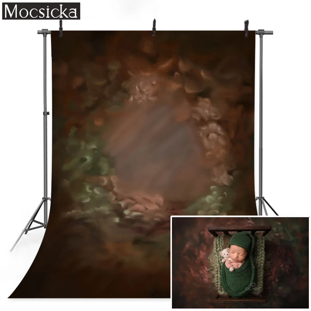 Абстрактная текстура Фотофон для новорожденных детей ручная роспись дети