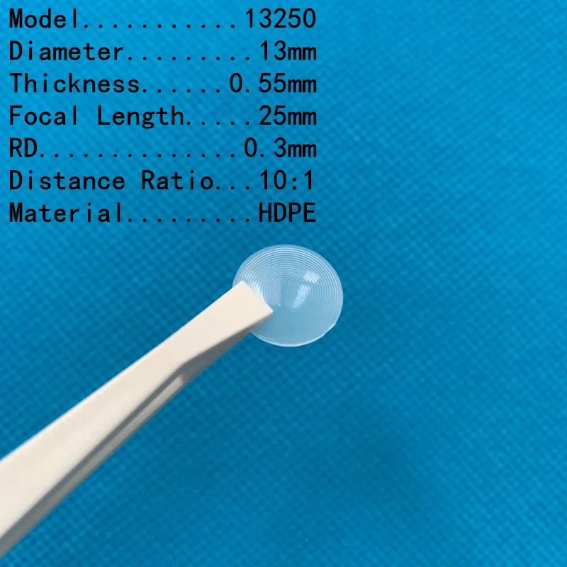 Несколько размер 10 шт PIR с линзой Френеля регулируемой яркостью объектив для