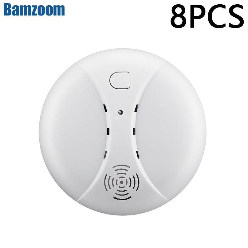 

Wireless 433mhz Smoke Detector Independent Sensitive Photoelectric Fire Sensor For your home Tuya WIFI security GSM alarm System