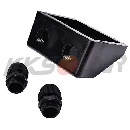 Waterproof ABS Junction Box Double Cable Entry Gland For RV solar panel motorhomes campervans caravans boats | Обустройство дома