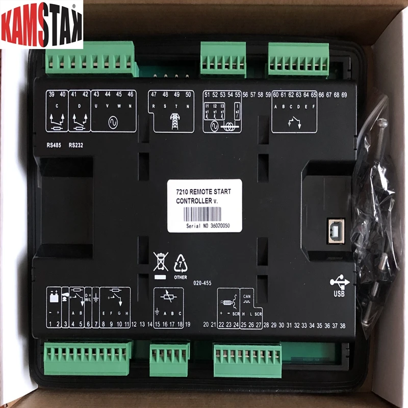 DSE7210 глубоководная Электроника Genset контроллер Авто старт ЖК-экран точный Сделано