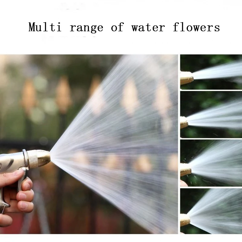 Высокое давление мощность полива пены медный водяной пистолет с длинным соплом