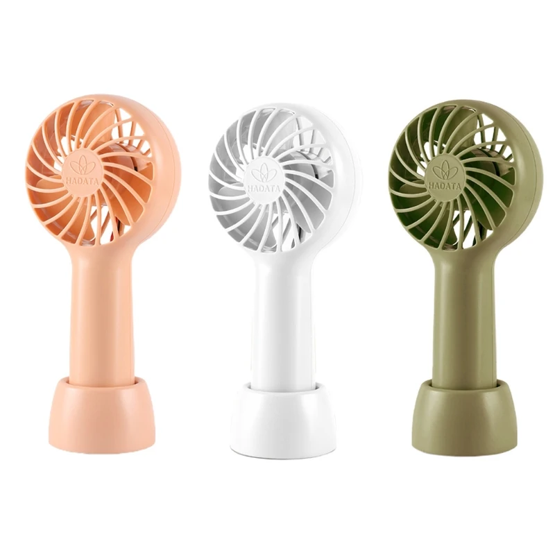 

D0JE Mini Handheld Fan USB Desk Fan Small 3 Speed Personal Fan for Outdoor Travel
